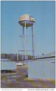 Water Tank Surrounded By Peanut Warehouses Plains Georgia