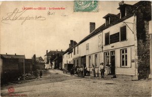 CPA CROISSY-sur-CELLE - La Grande Rue (259707)