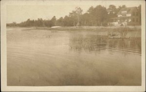 Lake Home - North Windham NH Cancel c1915 Real Photo Postcard
