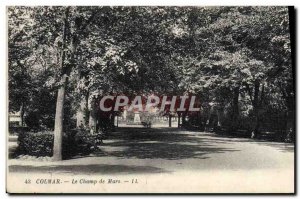 Old Postcard Colmar Champ de Mars