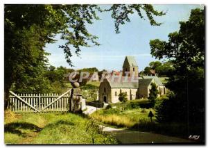 Postcard Modern Normandy The village of & # 39eglise