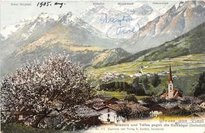 BC62276 Austria Tirol Mieders und Telfes gegen die Kalkkogel