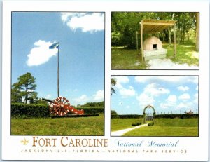 Postcard - Fort Caroline National Memorial - Jacksonville, Florida