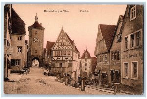 Bavaria Germany Postcard Rothenburg ob der Tauber c1910 Antique Unposted