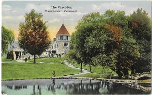 The Cascades Manchester Vermont  Mailed 1914