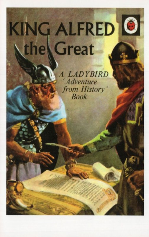 King Alfred The Great First Edition Ladybird Book Postcard