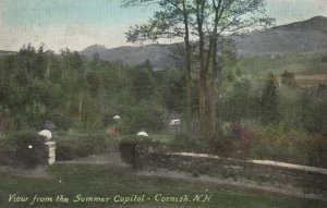 Vintage Postcard View From The Summer Capital Trail Picnic Cornish New Hampshire