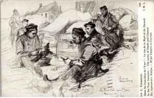 Chinese Men - Game of Death and Chance - Artist Charles Fouqueray - 1918