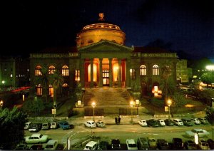 Italy Palermo Teatro Massimo Notturno