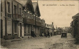 CPA Le CROTOY - La Rue des Chalets (120844)