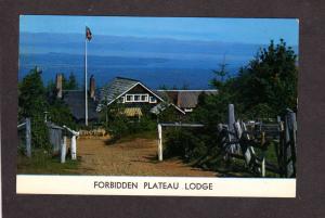 BC Courtenay British Columbia Forbidden Plateau Lodge Postcard Carte Postale