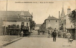 CPA LIGNY-en-BARROIS Rue de St-Dizier (864865)