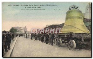 Old Postcard Bell Paris Arrive from Savoy's Montmartre Sacre Coeur October 16...