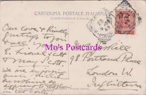 Genealogy, House History Postcard, 98 Portland Place, London GL2597