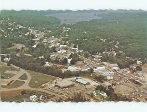 Unused Pre-1980 AERIAL VIEW OF TOWN Bridgeton Maine ME n2023