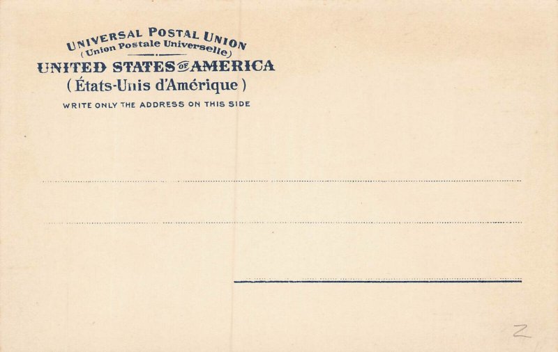 Ottmar Zieher Munchen Germany Early U.S.A. Stamps, Postcard