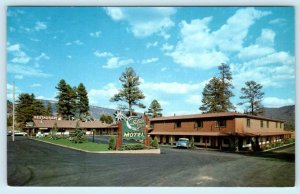 N. DURANGO, Colorado CO ~ Roadside SILVER SPUR MOTEL Restaurant c1950s Postcard