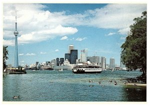 Harbor View Cn Tower From Toronto, Ontario, Canada Postcard-