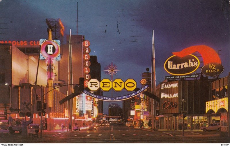 RENO , Nevada , 1976 ; Virginia Street