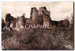 Old Postcard Old Castles of Poitou Talmont (Vendee) Ruins of a castle of the ...