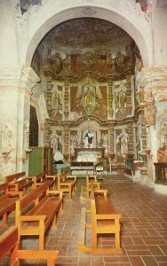 Vintage Postcard Altar Suffering Savior Mission San Xavier Del Bac Arizona