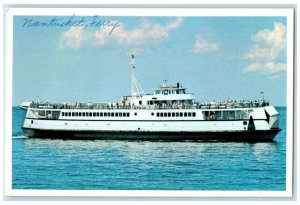 c1960's Nantucket Ferry Nantucket Island Massachusetts MA Vintage Postcard