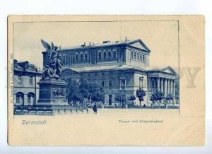 235335 GERMANY DARMSTADT theatre War memorial Vintage PC