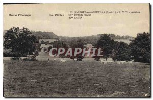 Old Postcard Picturesque Morvan Le Vivier