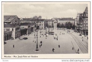 Max Josefs-Platz Mit Residenz, Munchen (Bavaria), Germany, 1900-1910s