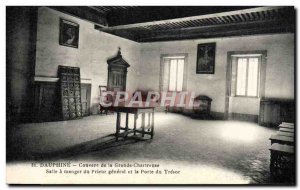 Old Postcard La Grande Chartreuse Monastery Dining Room of the General Prior ...