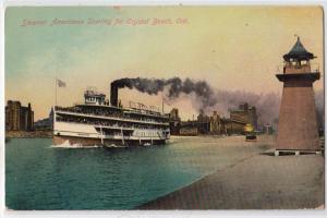 Steamer Americana, Heading for Crystal River Ont