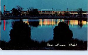 GLOUCESTER CITY, NJ New Jersey  ROSE HAVEN MOTEL  c1950s Roadside   Postcard