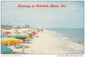 Delaware Rehoboth Beach Relaxing At Rehoboth Beach