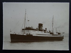 Isle of Man Steam Packet Ship T.S.S. KING ORRY lV Steamer c1980 RP Postcard