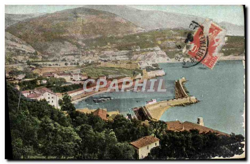 Old Postcard Villefranche La Rade