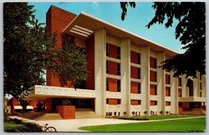 Vtg Norman OK Engineering Center University Of Oklahoma Chrome View Postcard