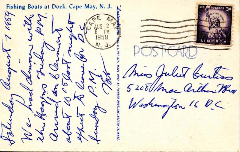 NJ - Cape May. Fishing Boats