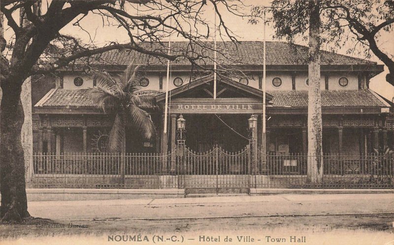 New Caledonia South Pacific Hotel de Ville - Town Hall Postcard
