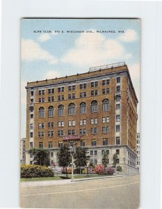 Postcard Elks Club, Milwaukee, Wisconsin