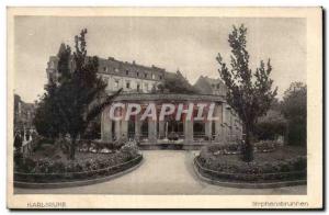 Old Postcard Karlsruhe Stephansbrunnen