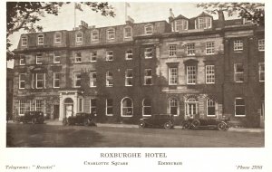 Vintage Postcard 1930's Roxburghe Hotel Charlotte Square Edinburgh UK