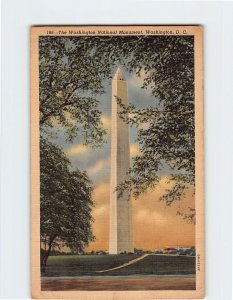 Postcard The Washington National Monument, Washington, District of Columbia