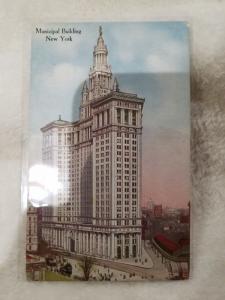 Antique Postcard, Municipal Building, New York City