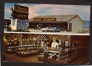 NV Sage Gift Shop Shoppe Battlemountain Nevada Postcard Store