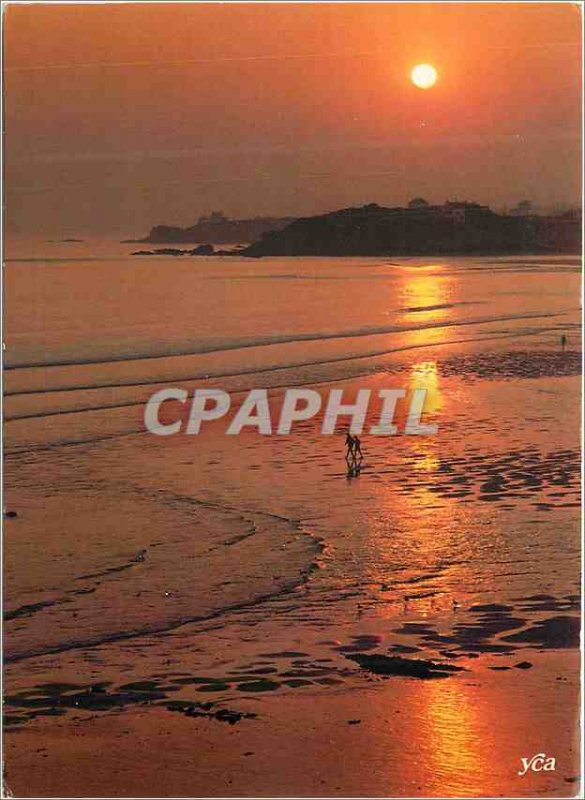 Postcard Modern Brittany Picturesque Crepuscule on the Riviera