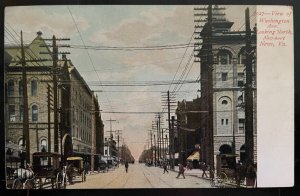 Vintage Postcard 1901-1907 Washington Avenue, looking north, Newport News, VA