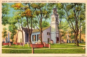 Virginia Richmond Old St John's Church