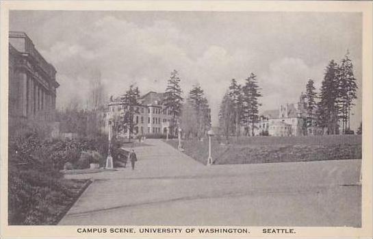 Washington Seattle Campus Scene University Of  Washington