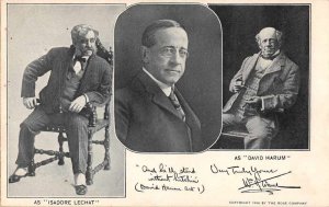 William H Crane as Isadore Lechat David Harum Hollywood Actor Postcard JH230798