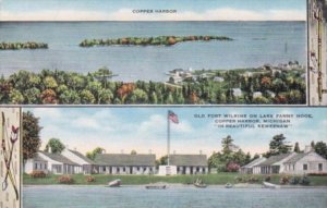 Michigan Copper Harbor Old Fort Wilkins On Lake Fanny Hooe